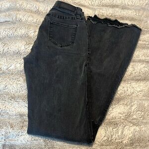 Rock & Roll Denim Black Stretch Flares - image 1